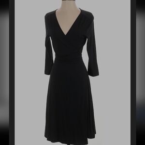 Banana Republic Black Long Sleeve Dress